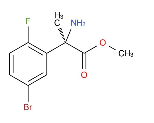 Methyl R methyl (R)-2-amino-2-(5-bromo-2-fluorophenyl)propanoate