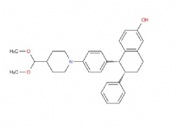 cis-5-(4-(4-(dimethoxymethyl)piperidin-1-yl)phenyl)-6-phenyl-5,6,7,8-tetrahydronaphthalen-2-ol