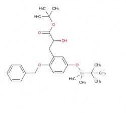 tert-butyl (R)-3-(2-(benzyloxy)-5-((tert-butyldimethylsilyl)oxy)phenyl)-2-hydroxypropanoate