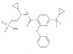 (S,E)-N-(1-cyclopropyl-3-(methylsulfonyl)allyl)-6-(cyclopropyldifluoromethyl)-2-phenoxynicotinamide