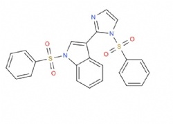 1-(phenylsulfonyl)-3-(1-(phenylsulfonyl)-1H-imidazol-2-yl)-1H-indole
