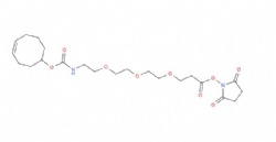 2,5-dioxopyrrolidin-1-yl (Z)-1-(cyclooct-4-en-1-yloxy)-1-oxo-5,8,11-trioxa-2-azatetradecan-14-oate