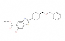 Methyl 2-(trans-4-((Benzyloxy)methyl)cyclohexyl)-6-bromobenzo[d]thiazole-5-carboxylate