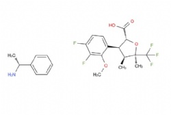 (2R,3S,4S,5R)-3-(3,4-difluoro-2-methoxyphenyl)-4,5-dimethyl-5-(trifluoromethyl)tetrahydrofuran-2-carboxylic acid (R)-1-phenylethan-1-amine salt