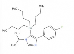 4-(4-fluorophenyl)-1-isopropyl-5-(tributylstannyl)-1H-imidazole