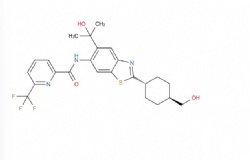 N-(2-(trans-4-(Hydroxymethyl)cyclohexyl)-5-(2-hydroxypropan-2-yl)benzo[d]thiazol-6-yl)-6-(trifluoromethyl)picolinamide