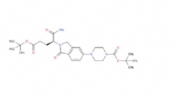 tert-butyl (S)-4-(2-(1-amino-5-(tert-butoxy)-1,5-dioxopentan-2-yl)-1-oxoisoindolin-5-yl)piperazine-1-carboxylate