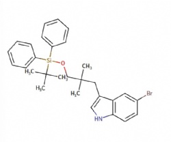 5-bromo-3-(3-((tert-butyldiphenylsilyl)oxy)-2,2-dimethylpropyl)-1H-indole