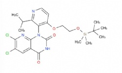 1-(4-(2-((tert-butyldimethylsilyl)oxy)ethoxy)-2-isopropylpyridin-3-yl)-6,7-dichloropyrido[2,3-d]pyrimidine-2,4(1H,3H)-dione