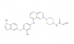 N-(1-(8-((3-methyl-4-((1-methyl-1H-benzo[d]imidazol-5-yl)oxy)phenyl)amino)pyrimido[5,4-d]pyrimidin-2-yl)piperidin-4-yl)acrylamide