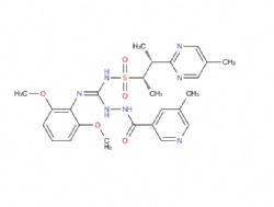 N'-(2,6-dimethoxyphenyl)-2-(5-methylnicotinoyl)-N-(((2S,3R)-3-(5-methylpyrimidin-2-yl)butan-2-yl)sulfonyl)hydrazine-1-carboximidamide