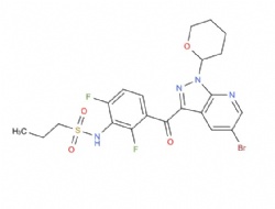 N-(3-(5-bromo-1-(tetrahydro-2H-pyran-2-yl)-1H-pyrazolo[3,4-b]pyridine-3-carbonyl)-2,6-difluorophenyl)propane-1-sulfonamide