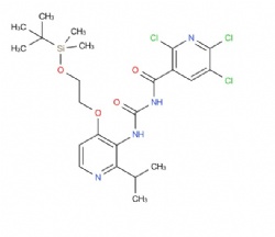 N-((4-(2-((tert-butyldimethylsilyl)oxy)ethoxy)-2-isopropylpyridin-3-yl)carbamoyl)-2,5,6-trichloronicotinamide