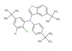 N-(3-bromo-5-(tert-butyl)-2-chlorophenyl)-5-(tert-butyl)-N-(4-(tert-butyl)phenyl)benzo[b]thiophen-3-amine