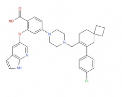 2-((1H-pyrrolo[2,3-b]pyridin-5-yl)oxy)-4-(4-((6-(4-chlorophenyl)spiro[3.5]non-6-en-7-yl)methyl)piperazin-1-yl)benzoic acid