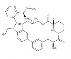 (63S,4S)-4-amino-11-ethyl-12-(2-((S)-1-methoxyethyl)pyridin-3-yl)-10,10-dimethyl-61,62,63,64,65,66-hexahydro-11H-8-oxa-1(5,3)-indola-6(1,3)-pyridazina-2(1,3)-benzenacycloundecaphane-5,7-dione