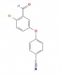 4-(4-bromo-3-formylphenoxy)benzonitrile