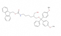 (9H-fluoren-9-yl)methyl (6-(bis(4-methoxyphenyl)(phenyl)methoxy)-5-(hydroxymethyl)hexyl)carbamate