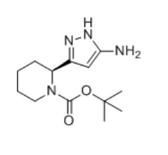 (S)-tert-butyl 2-(5-amino-1H-pyrazol-3-yl)piperidine-1-carboxylate