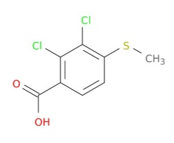 2,3-dichloro-4-(methylthio)benzoic acid