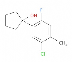 1-(5-chloro-2-fluoro-4-methylphenyl)cyclopentanol