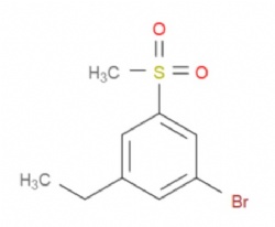 1-bromo-3-ethyl-5-(methylsulfonyl)benzene