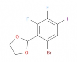 2-(6-bromo-2,3-difluoro-4-iodophenyl)-1,3-dioxolane