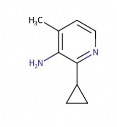 2-Cyclopropyl-4-methylpyridin-3-amine