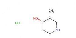 (3R,4S)-3-Methylpiperidin-4-ol hydrochloride