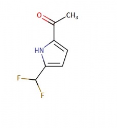 1-(5-(difluoromethyl)-1H-pyrrol-2-yl)ethan-1-one
