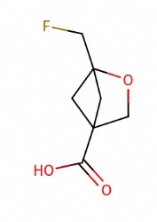 1-(Fluoromethyl)-2-oxabicyclo(2.1.1)hexane-4-carboxylic acid