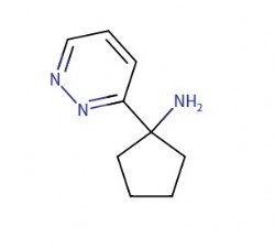 1-(pyridazin-3-yl)cyclopentan-1-amine