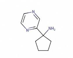 1-(Pyrazin-2-yl)cyclopentan-1-amine