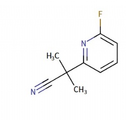 2-(6-Fluoropyridin-2-yl)-2-methylpropanenitrile
