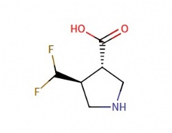 rac-(3R,4R)-4-(difluoromethyl)pyrrolidine-3-carboxylic acid