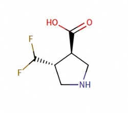 (3R,4R)-4-(difluoromethyl)pyrrolidine-3-carboxylic acid