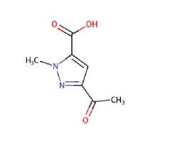 3-acetyl-1-methyl-1H-pyrazole-5-carboxylic acid