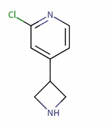 4-(Azetidin-3-yl)-2-chloropyridine