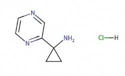 1-(Pyrazin-2-yl)cyclopropanamine hydrochloride