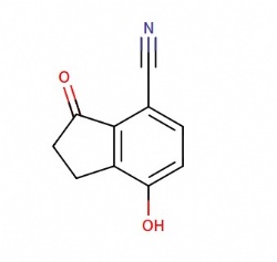 7-hydroxy-3-oxo-2,3-dihydro-1H-indene-4-carbonitrile