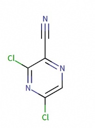 3,5-dichloropyrazine-2-carbonitrile