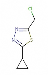2-(chloromethyl)-5-cyclopropyl-1,3,4-thiadiazole