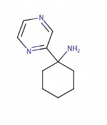 1-(pyrazin-2-yl)cyclohexan-1-amine