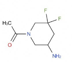 1-(5-amino-3,3-difluoropiperidin-1-yl)ethan-1-one