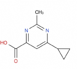 6-cyclopropyl-2-methylpyrimidine-4-carboxylic acid