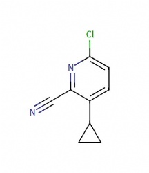 6-chloro-3-cyclopropylpicolinonitrile