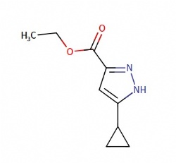 ethyl 5-cyclopropyl-1H-pyrazole-3-carboxylate