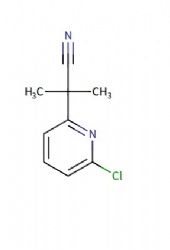2-(6-chloropyridin-2-yl)-2-methylpropanenitrile