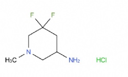 5,5-Difluoro-1-methyl-piperidin-3-amine diHCl