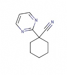 1-(pyrimidin-2-yl)cyclohexane-1-carbonitrile